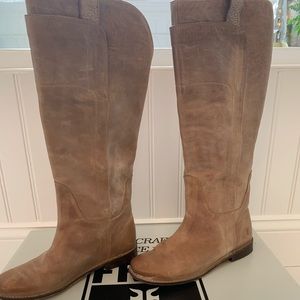 tall tan frye boots